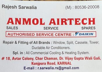 Anmol-airtech-Air-conditioning-services-Model-town-karnal-Haryana-3