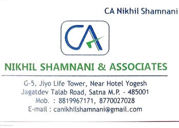 Ca-nikhil-shamnani-nikhil-shamnani-associates-Chartered-accountants-Satna-Madhya-pradesh-1