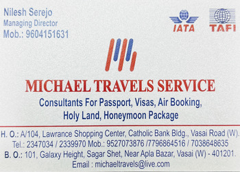 Michael-travel-service-Travel-agents-Vasai-virar-Maharashtra-2