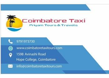 Priyam-travels-Cab-services-Saibaba-colony-coimbatore-Tamil-nadu-1