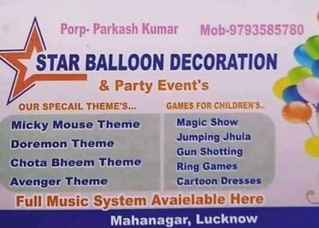 Star-balloon-decoration-Balloon-decorators-Khurram-nagar-lucknow-Uttar-pradesh-1